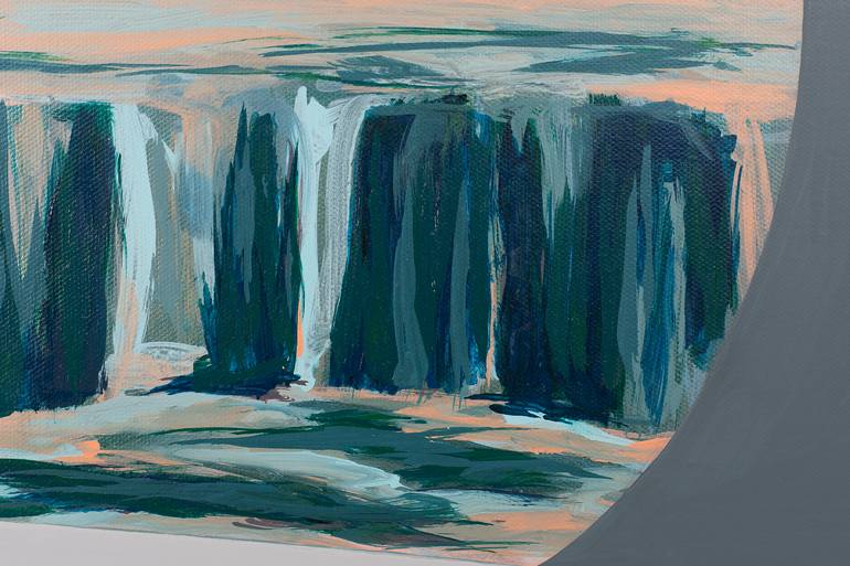 Original Expressionism Architecture Painting by Jessica Rae Ecker