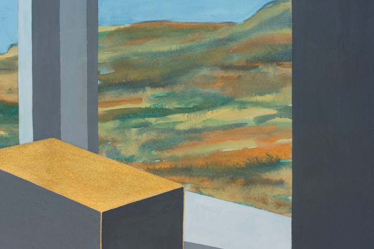 Original Contemporary Architecture Painting by Jessica Rae Ecker