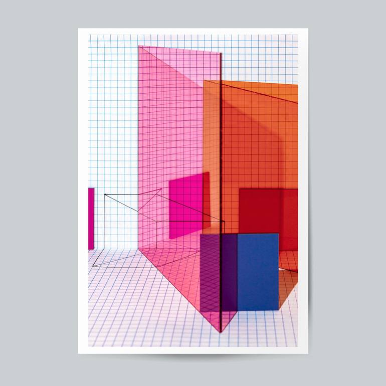 Original Bauhaus Geometric Photography by Cristina Matos-Albers