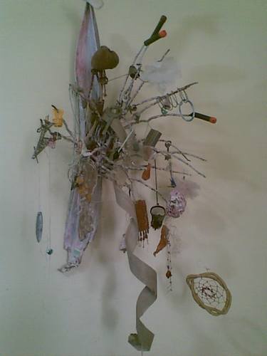 Original Abstract Nature Installation by Pearl Braga