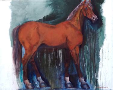 Print of Conceptual Horse Paintings by SWAGATA BOSE