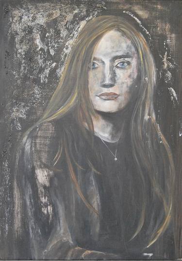 Original Figurative Women Paintings by elena marelli