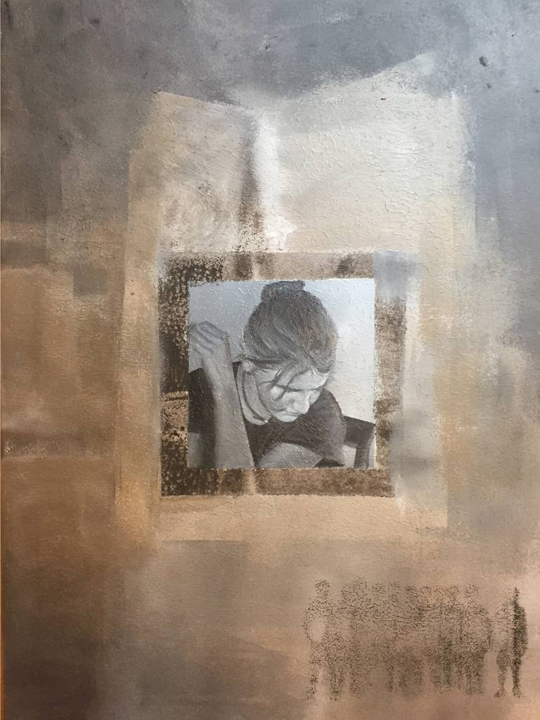 Original Figurative Women Painting by Elena Marelli