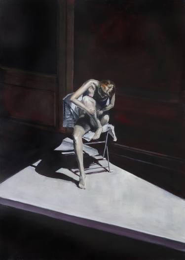 Original Figurative People Paintings by PASCAL FESSLER