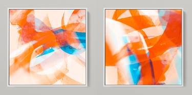 META COLOR XX - PHOTO ART 150 X 75 CM FRAMED DIPTYCH thumb