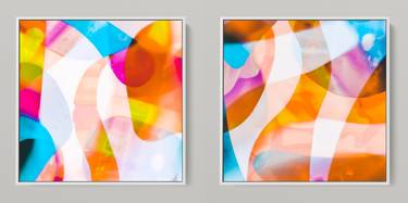 META COLOR XIX - PHOTO ART 150 X 75 CM FRAMED DIPTYCH thumb