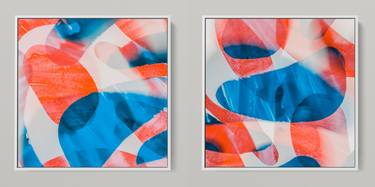 META COLOR XIII - PHOTO ART 150 X 75 CM FRAMED DIPTYCH thumb