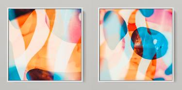 META COLOR IV - PHOTO ART 150 X 75 CM FRAMED DIPTYCH thumb