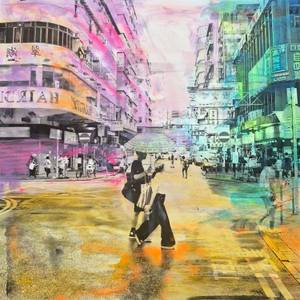 URBN City Mixed Media V - Mixed Media