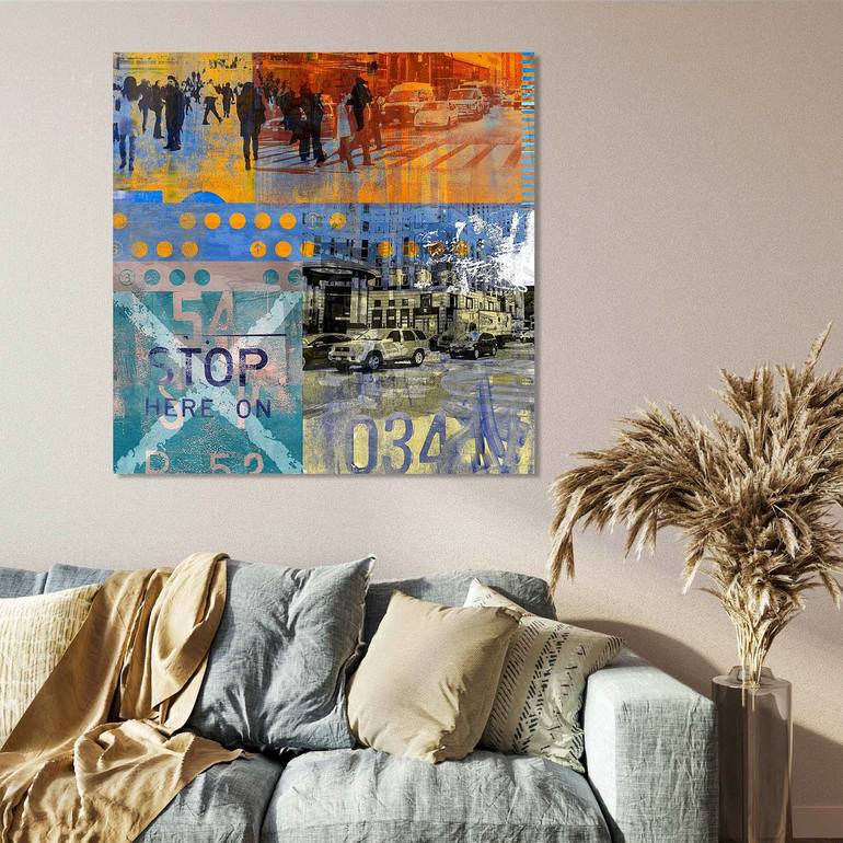 Original Street Art Cities Collage by Sven Pfrommer