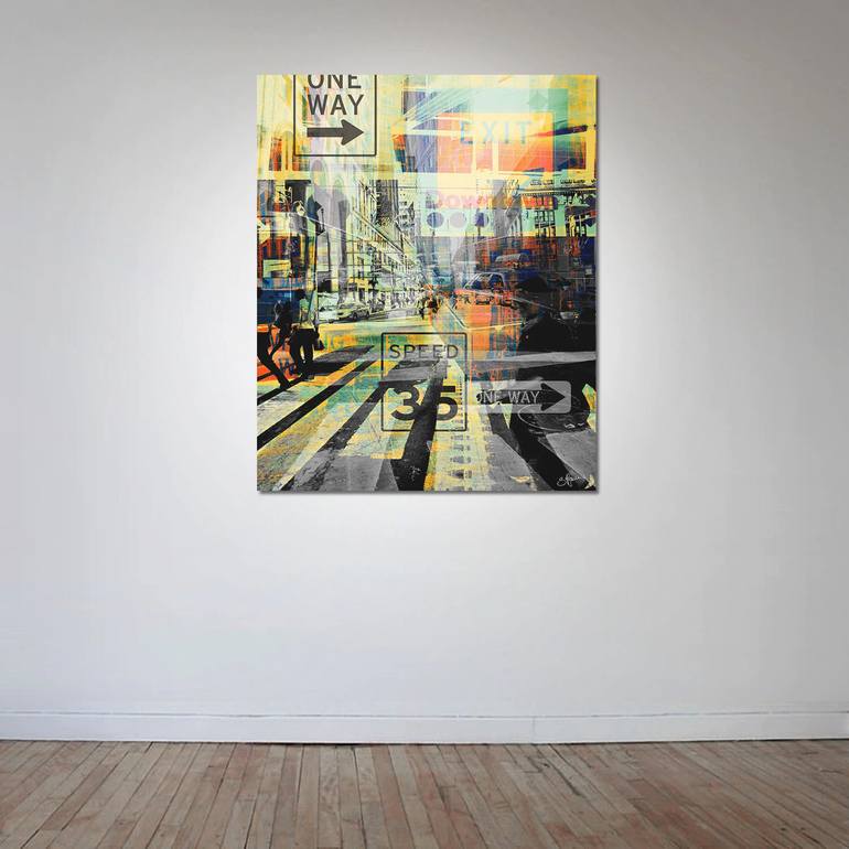 Original Street Art Cities Collage by Sven Pfrommer