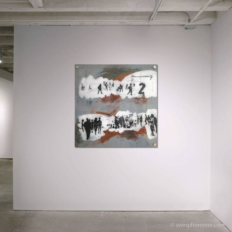 Original Modernism Abstract Painting by Sven Pfrommer