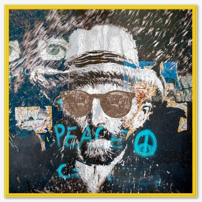 Original Figurative Pop Culture/Celebrity Mixed Media by Sven Pfrommer