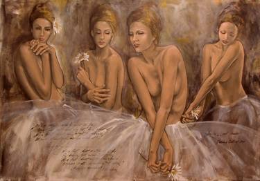 Print of Realism Love Paintings by Dorina Costras