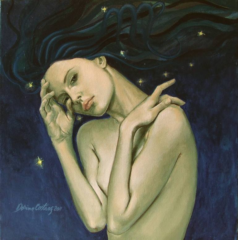 Print of Portraiture Fantasy Painting by Dorina Costras