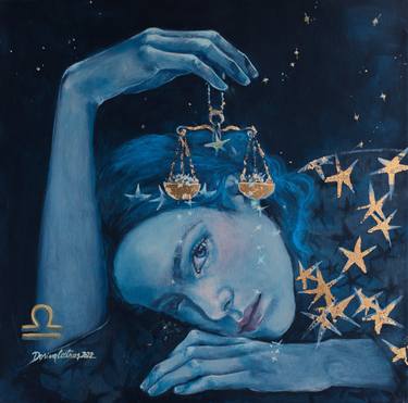 Original Figurative Classical mythology Paintings by Dorina Costras