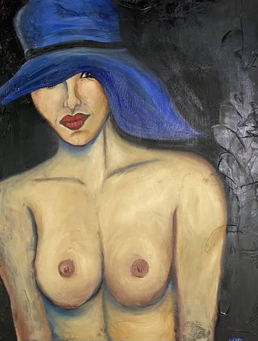 Corona Lady with Blue Hat thumb