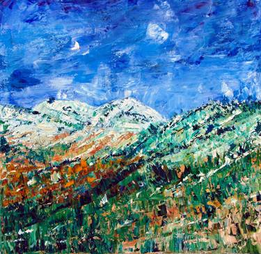 Original Impressionism Landscape Painting by Katie M Dahl