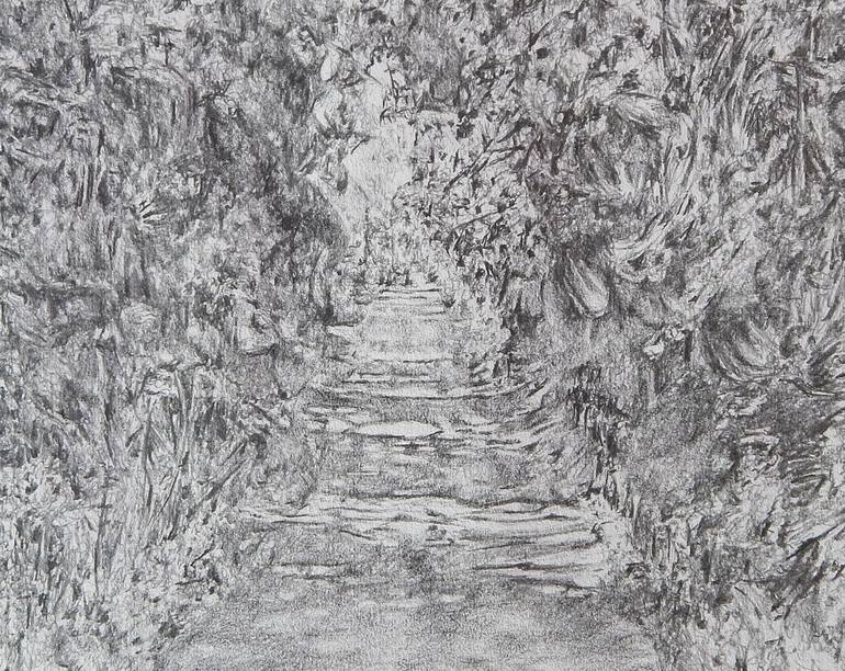 Original Impressionism Nature Drawing by Richard Freer