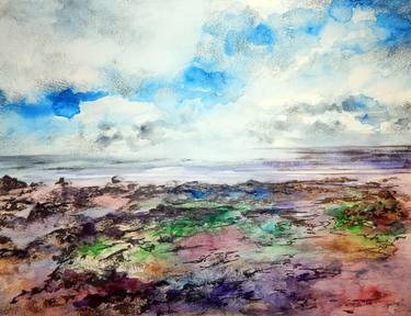 Print of Impressionism Beach Paintings by Richard Freer