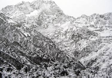 Original Realism Landscape Drawings by Richard Freer