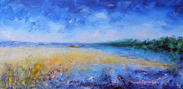 Original Impressionism Beach Paintings by Richard Freer