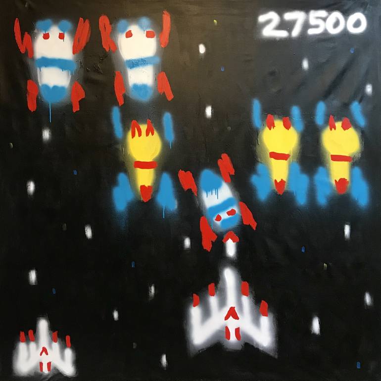 galaga ship art