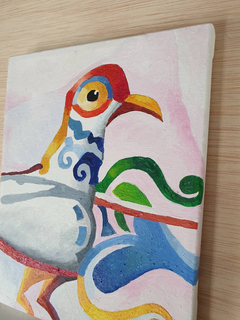 Original Fauvism Animal Painting by Ximo Gascón