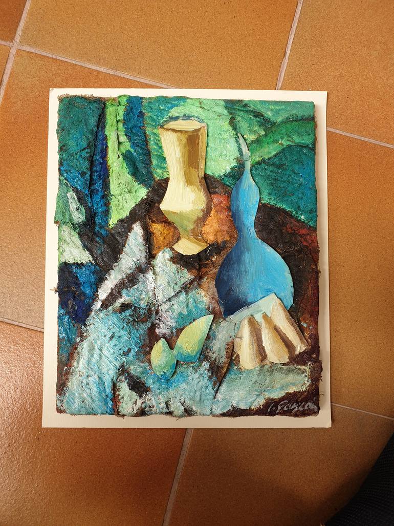 Original Expressionism Floral Painting by Ximo Gascón