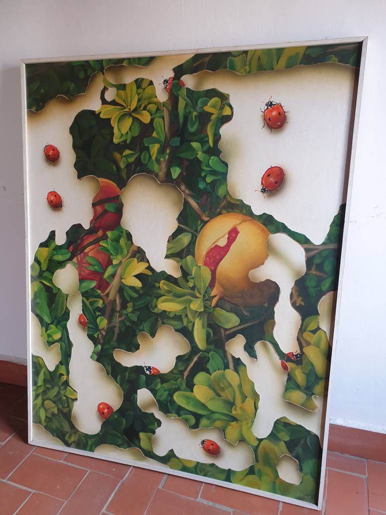 Original Surrealism Nature Painting by Ximo Gascón