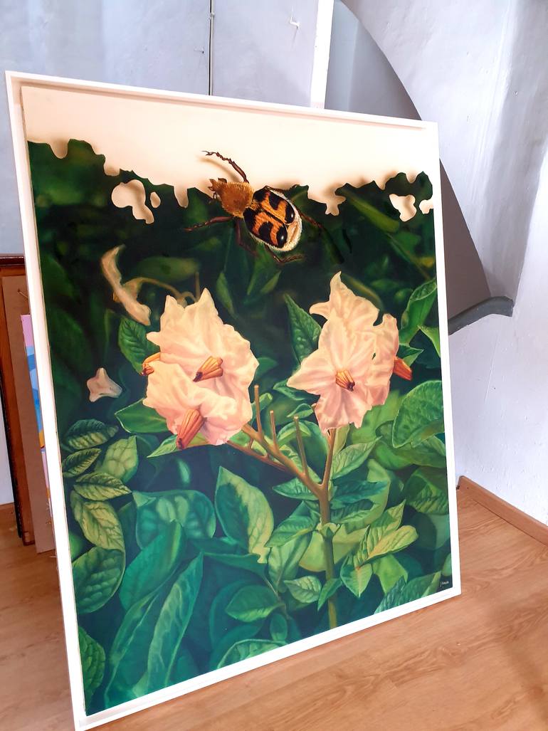 Original Surrealism Nature Painting by Ximo Gascón
