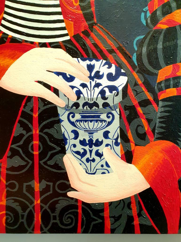 Original Pop Art Women Painting by Ximo Gascón