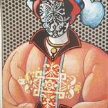 Cavaller ( gouache ) by Ximo Gascón