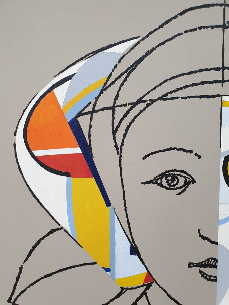 Original Cubism Other Painting by Ximo Gascón