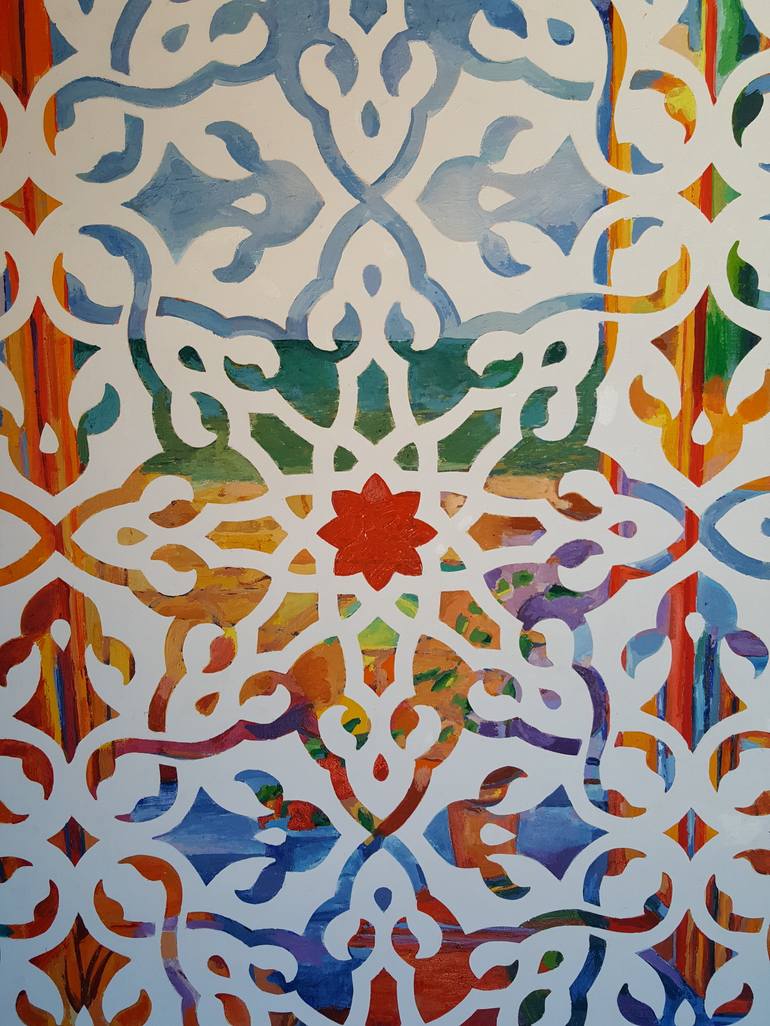 Original Pop Art Geometric Painting by Ximo Gascón