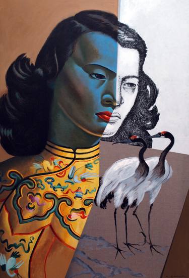 Print of Surrealism Portrait Paintings by Ximo Gascón