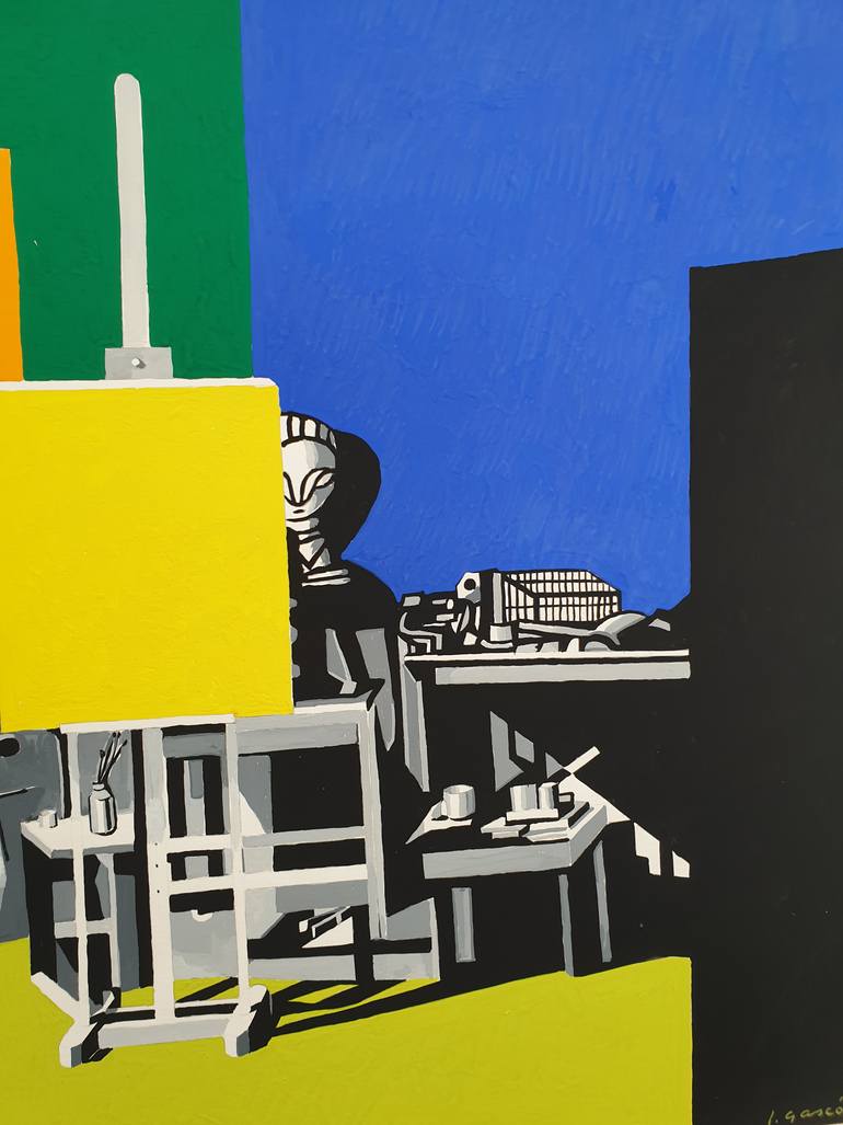 Original Cubism Other Painting by Ximo Gascón