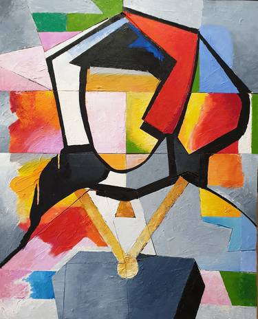 Original Cubism World Culture Paintings by Ximo Gascón