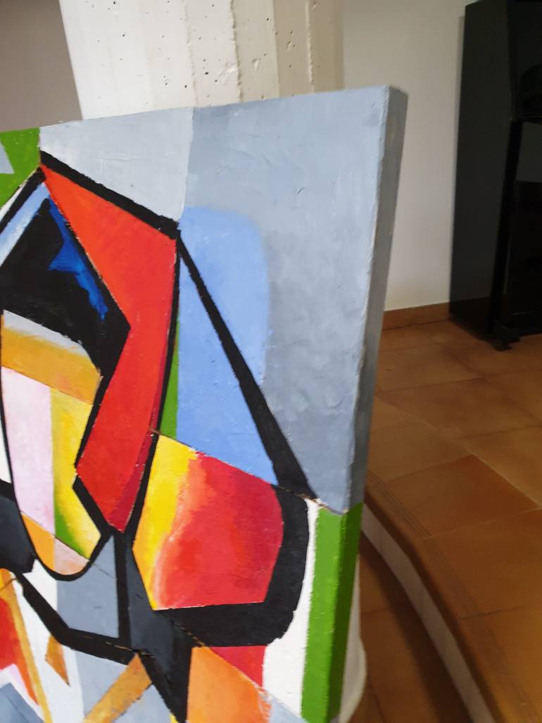 Original Cubism Other Painting by Ximo Gascón