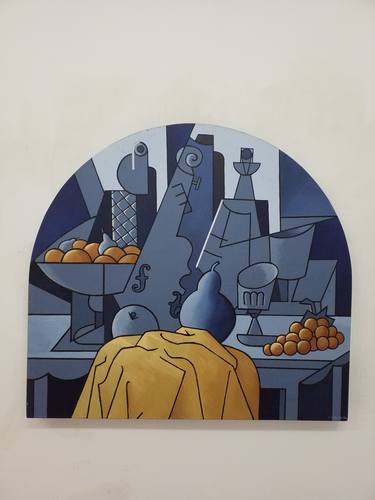 Original Cubism Still Life Paintings by Ximo Gascón