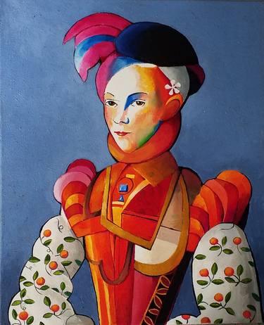 Original Fine Art Portrait Paintings by Ximo Gascón