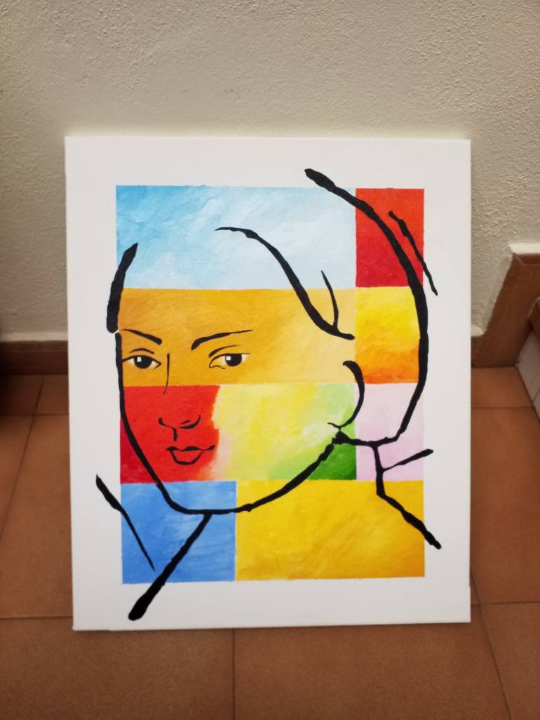 Original Portrait Painting by Ximo Gascón