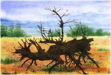 Original Conceptual Nature Paintings by Mikhail Yashin