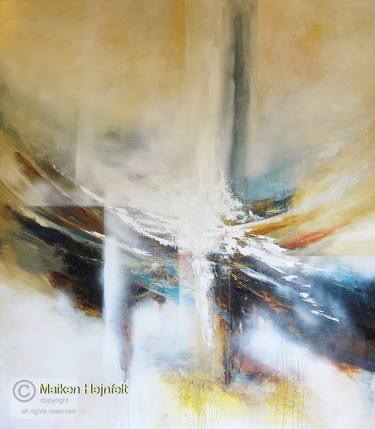 Original Expressionism Abstract Paintings by Maiken Hejnfelt