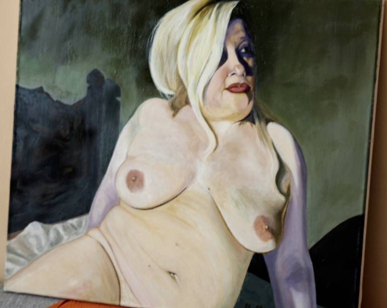 Original Nude Painting by Georgios Malisianos