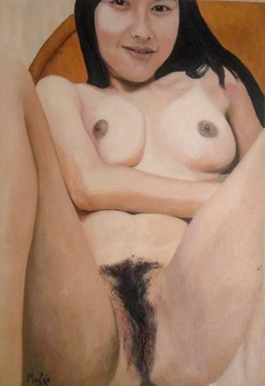 Original Figurative Erotic Paintings by Georgios Malisianos