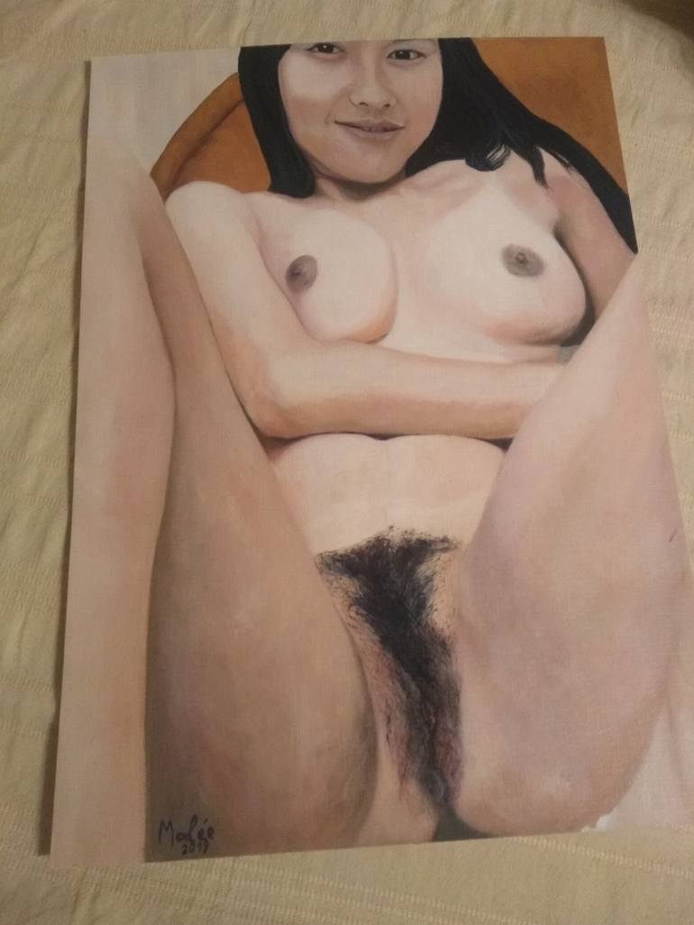 Original Erotic Painting by Georgios Malisianos