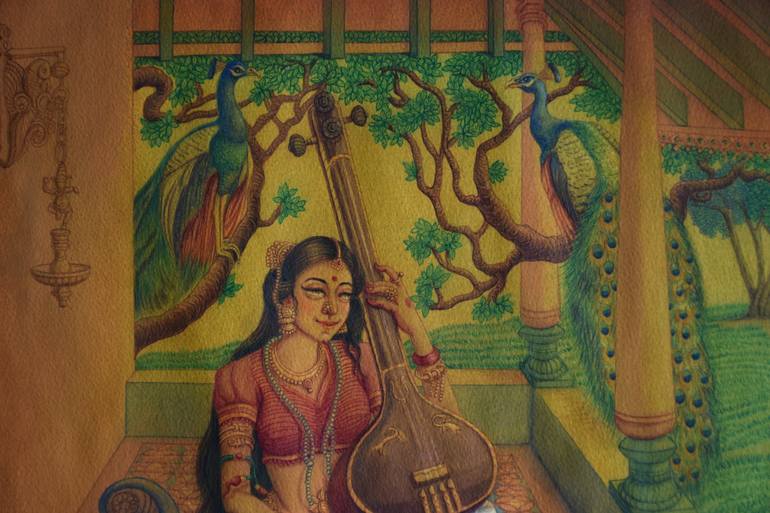 Original Classicism Classical Mythology Painting by Swapnil Srivastava