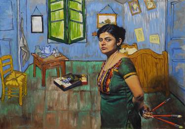 Original Figurative Portrait Paintings by Swapnil Srivastava