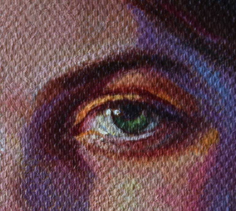 Original Figurative People Painting by Swapnil Srivastava